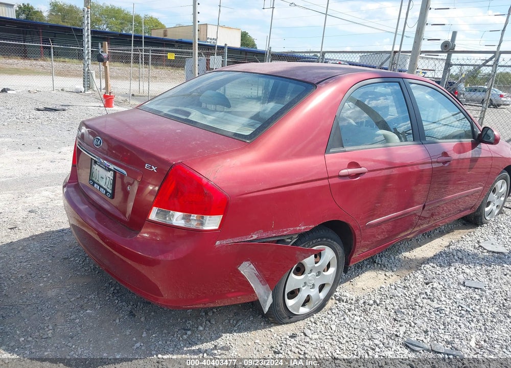 2009 KIA SPECTRA EX VIN: KNAFE221795634108