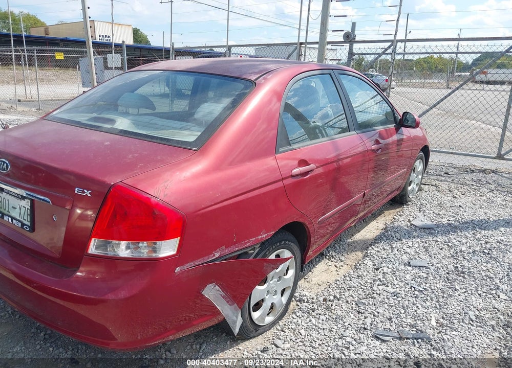 2009 KIA SPECTRA EX VIN: KNAFE221795634108