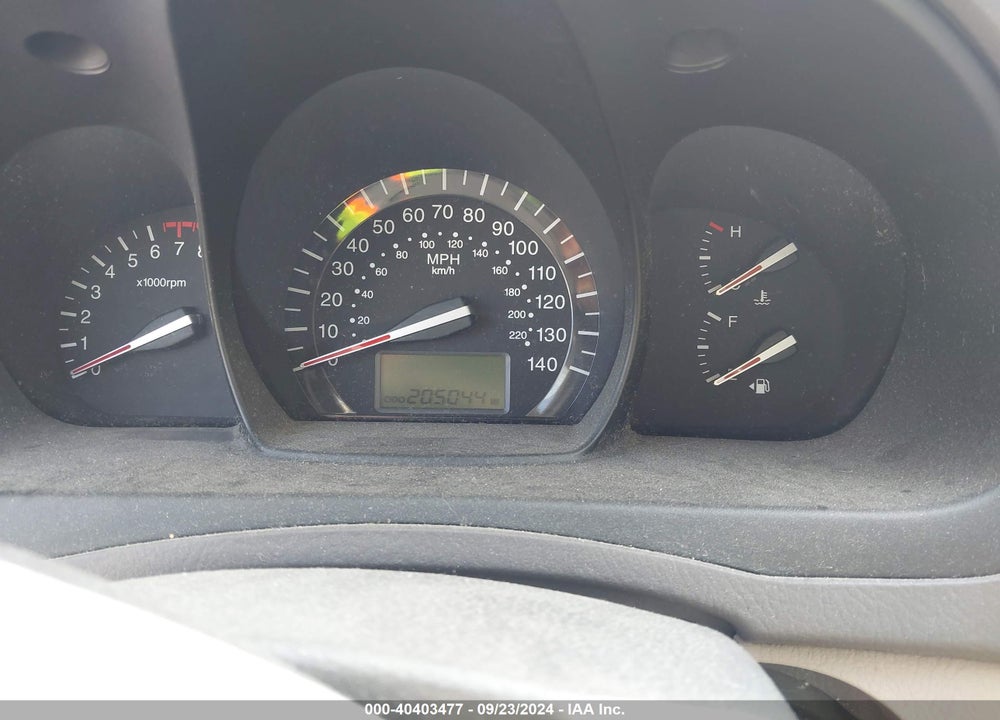 2009 KIA SPECTRA EX VIN: KNAFE221795634108