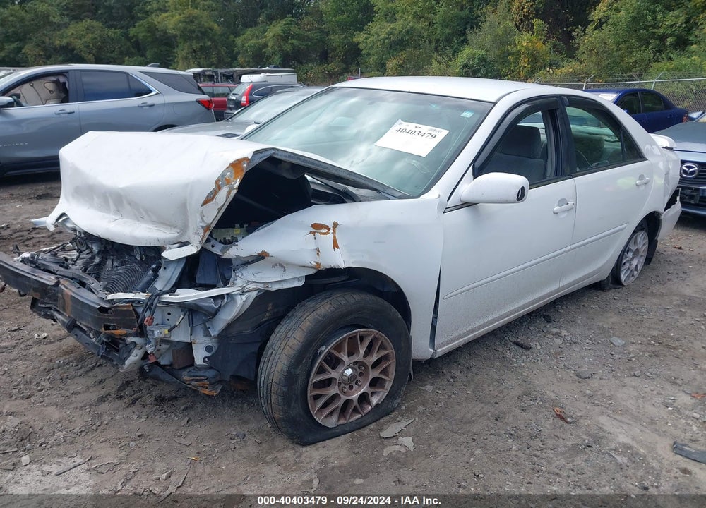 2002 TOYOTA CAMRY LE VIN: 4T1BE32K12U009260