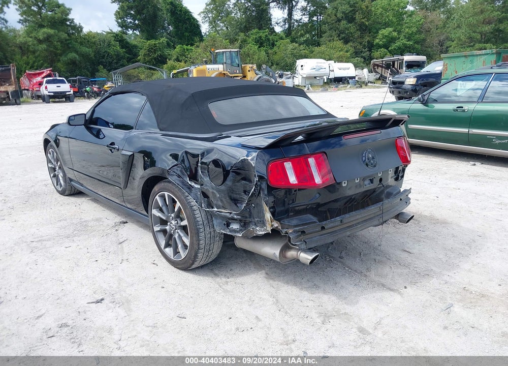 2011 FORD MUSTANG GT PREMIUM VIN: 1ZVBP8FF2B5139936