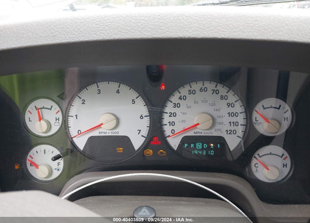 2007 DODGE RAM 1500 SLT VIN: 3D7KS19DX7G791938