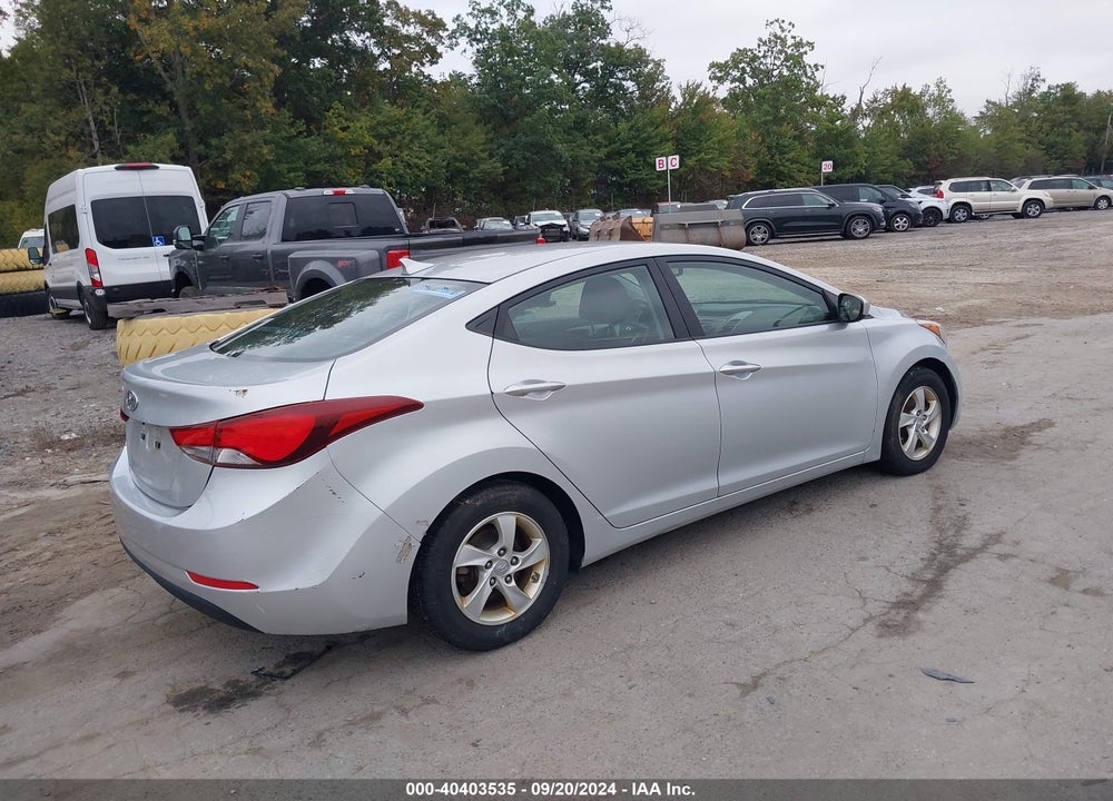 2014 HYUNDAI ELANTRA SE VIN: KMHDH4AE1EU087012
