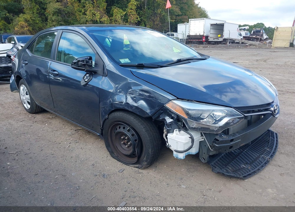 2016 TOYOTA COROLLA LE VIN: 2T1BURHE2GC681893