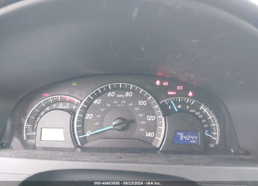 2012 TOYOTA CAMRY XLE VIN: 4T4BF1FK7CR180632