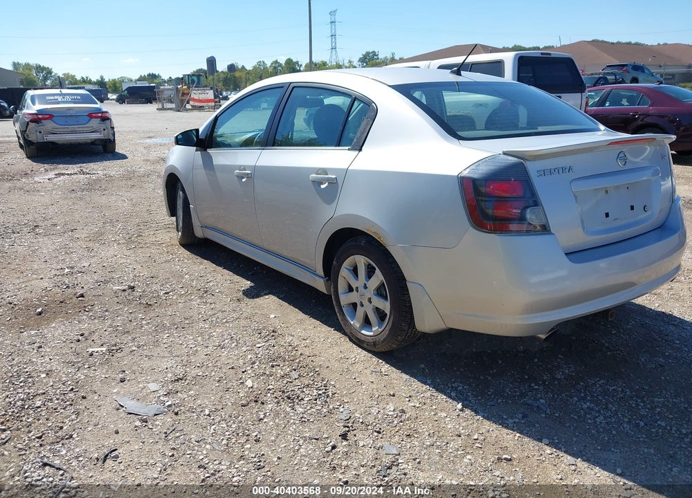 2012 NISSAN SENTRA 2.0 SR VIN: 3N1AB6AP9CL609157