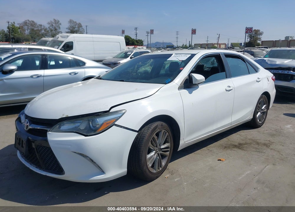 2016 TOYOTA CAMRY SE VIN: 4T1BF1FK2GU200415