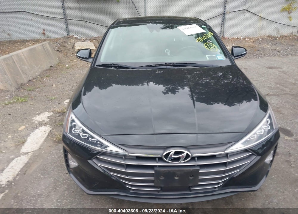 2019 HYUNDAI ELANTRA LIMITED VIN: 5NPD84LF4KH409562