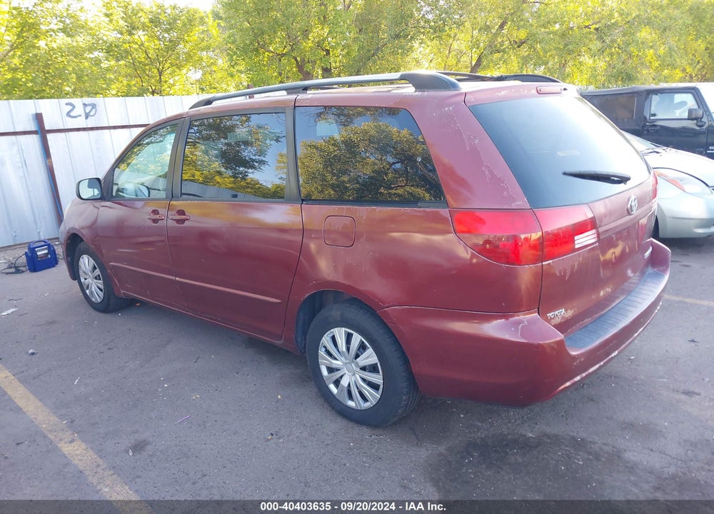 2005 TOYOTA SIENNA LE VIN: 5TDZA23C15S384297