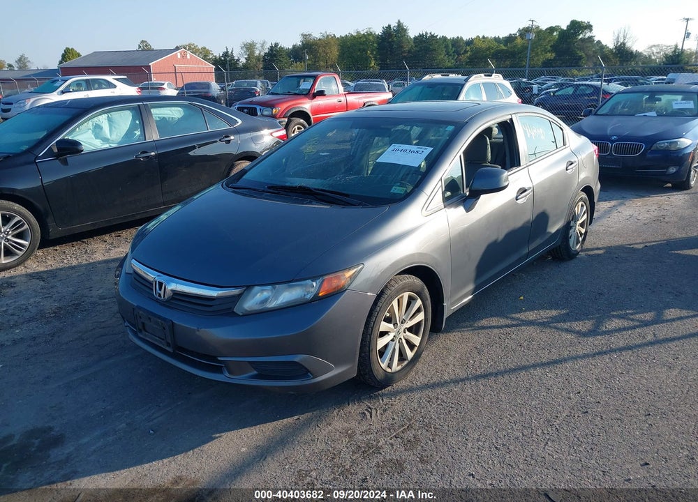 2012 HONDA CIVIC EX-L VIN: 19XFB2F93CE055964