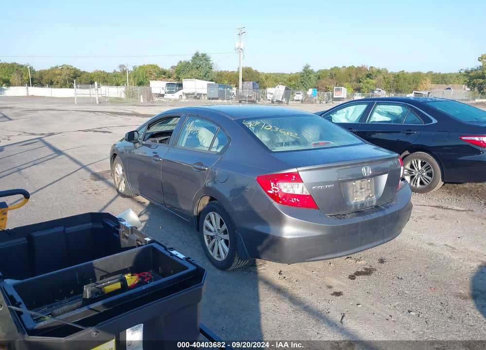 2012 HONDA CIVIC EX-L VIN: 19XFB2F93CE055964