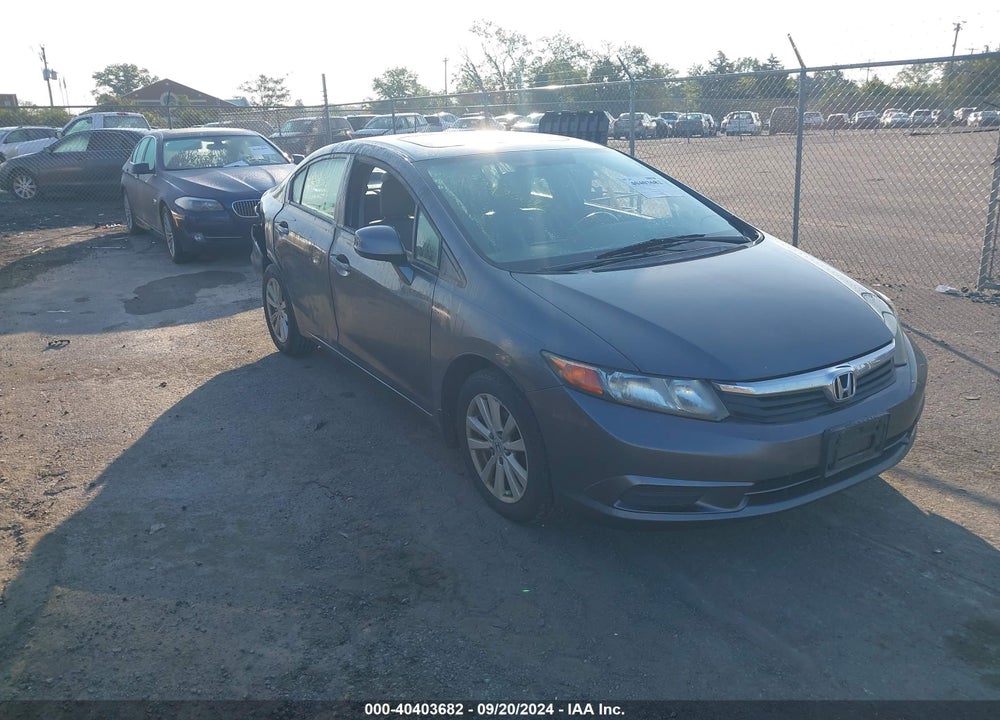 2012 HONDA CIVIC EX-L VIN: 19XFB2F93CE055964
