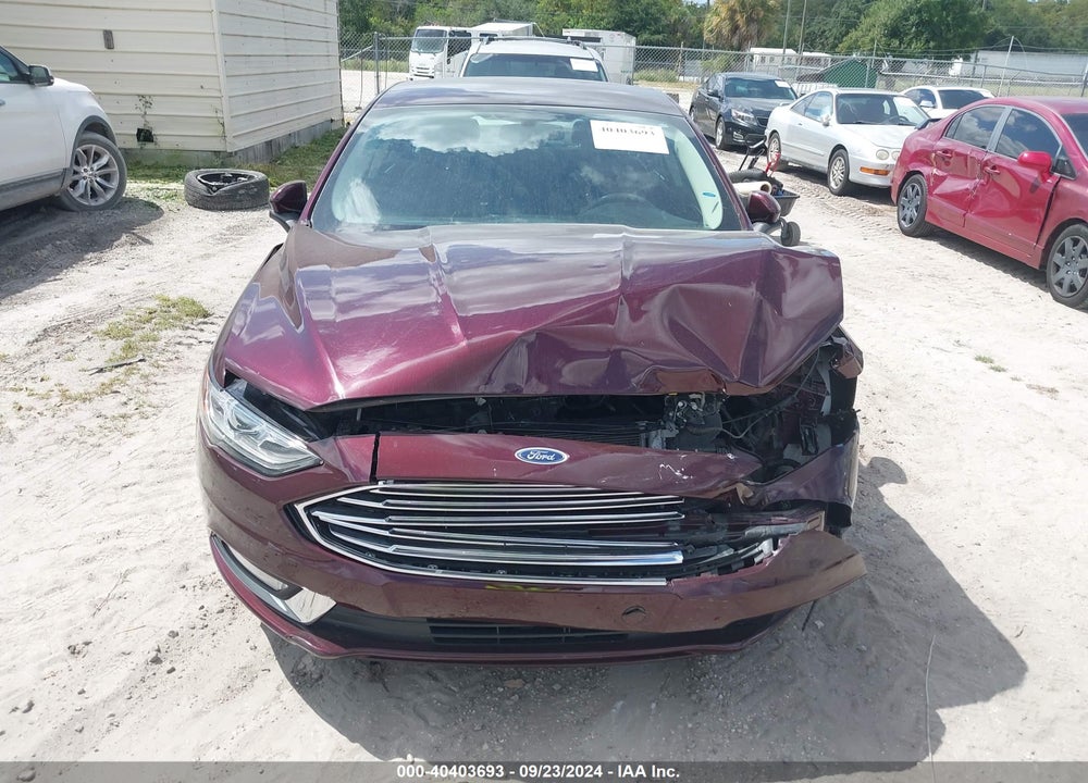 2017 FORD FUSION SE VIN: 3FA6P0H75HR343976