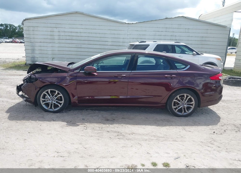 2017 FORD FUSION SE VIN: 3FA6P0H75HR343976