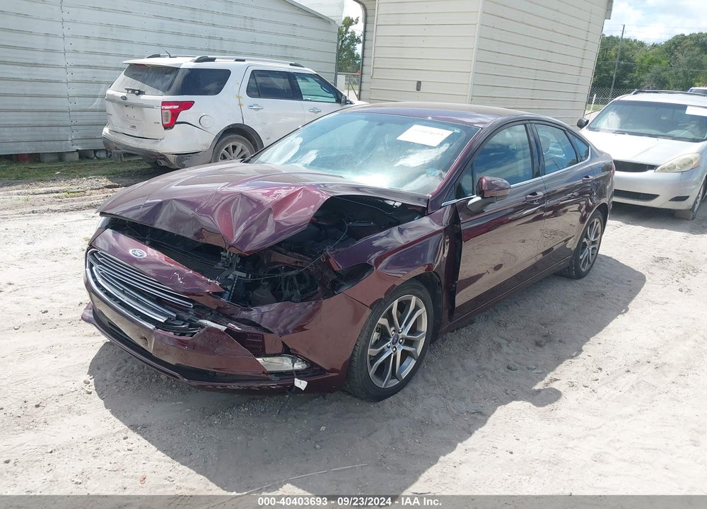 2017 FORD FUSION SE VIN: 3FA6P0H75HR343976