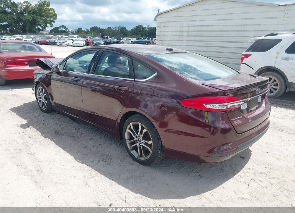 2017 FORD FUSION SE VIN: 3FA6P0H75HR343976