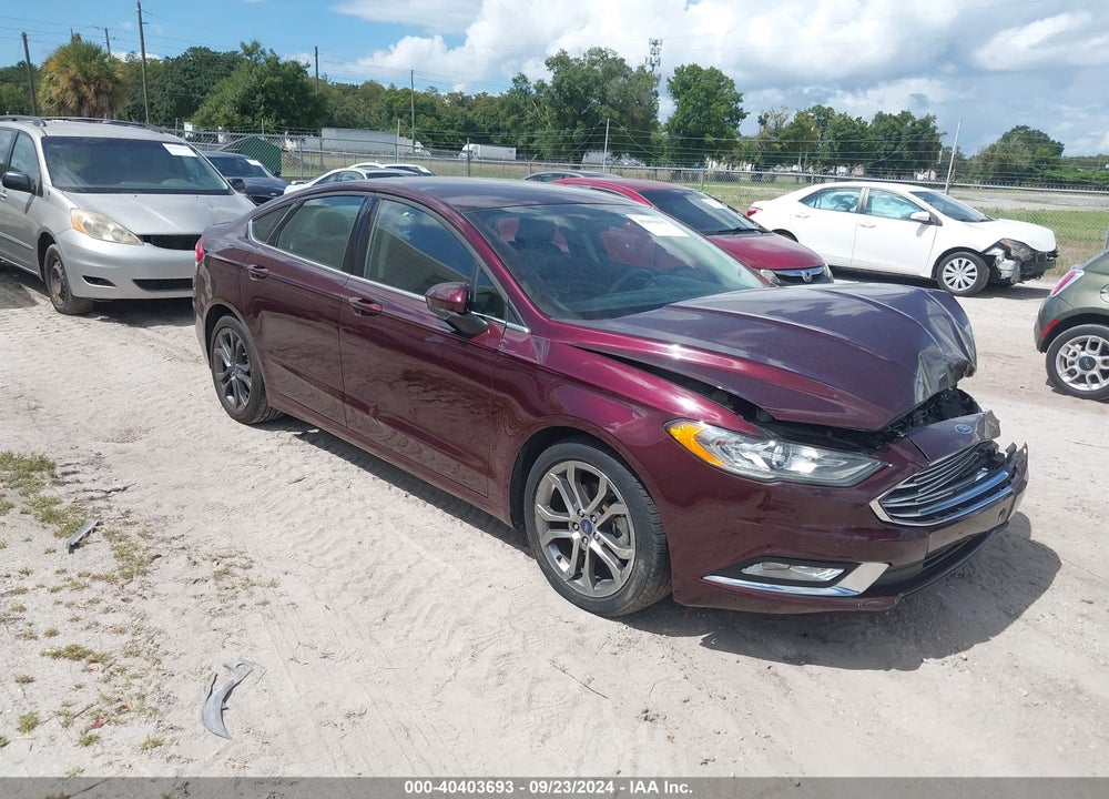 2017 FORD FUSION SE VIN: 3FA6P0H75HR343976