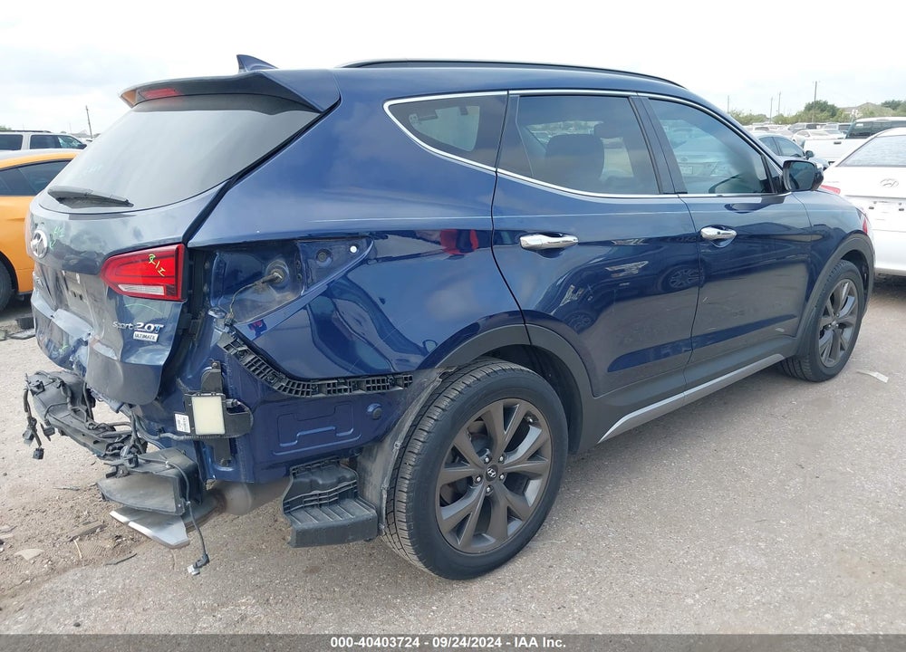 2018 HYUNDAI SANTA FE SPORT 2.0T ULTIMATE VIN: 5XYZW4LA6JG537534