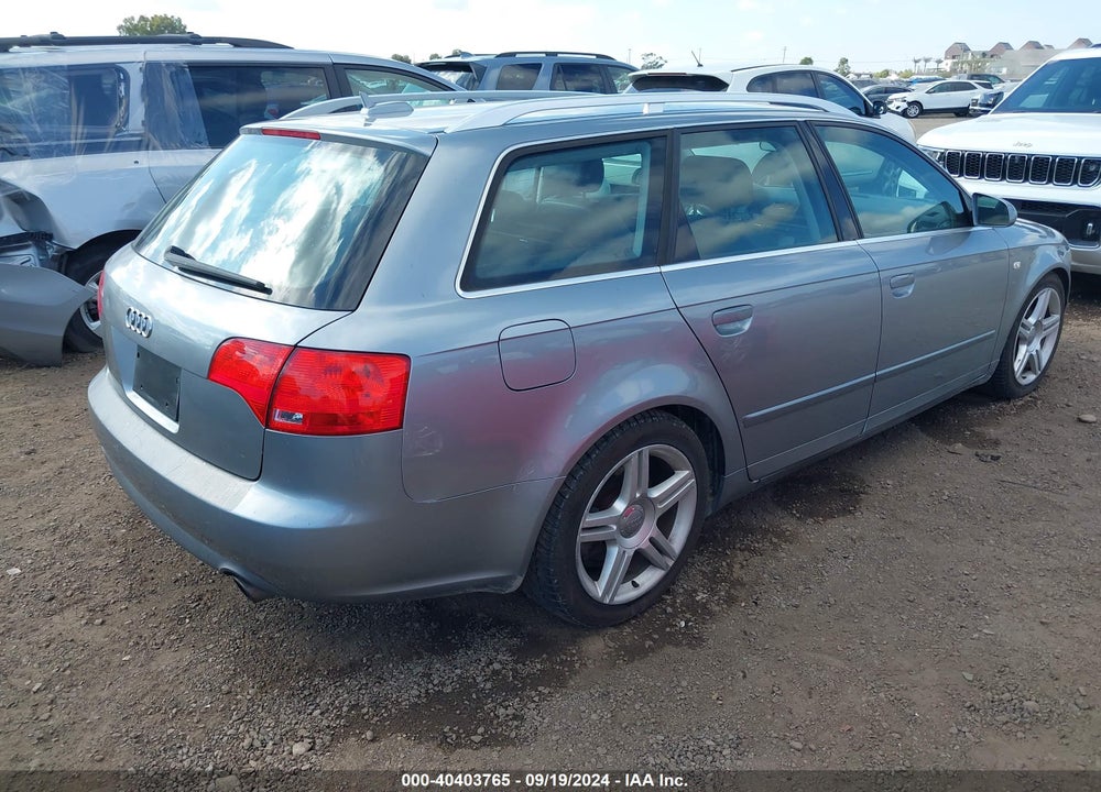 2005 AUDI A4 2.0T AVANT VIN: WAUKF68E75A518065