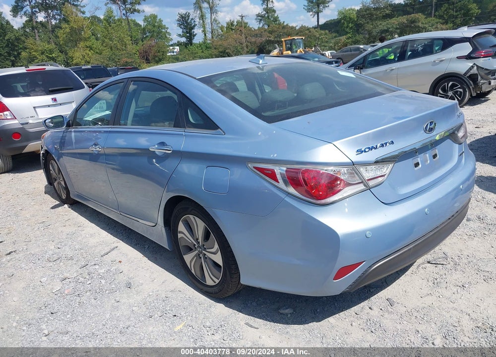 2013 HYUNDAI SONATA HYBRID LIMITED VIN: KMHEC4A48DA087454