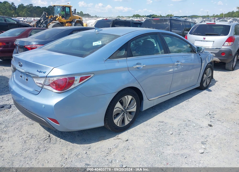 2013 HYUNDAI SONATA HYBRID LIMITED VIN: KMHEC4A48DA087454