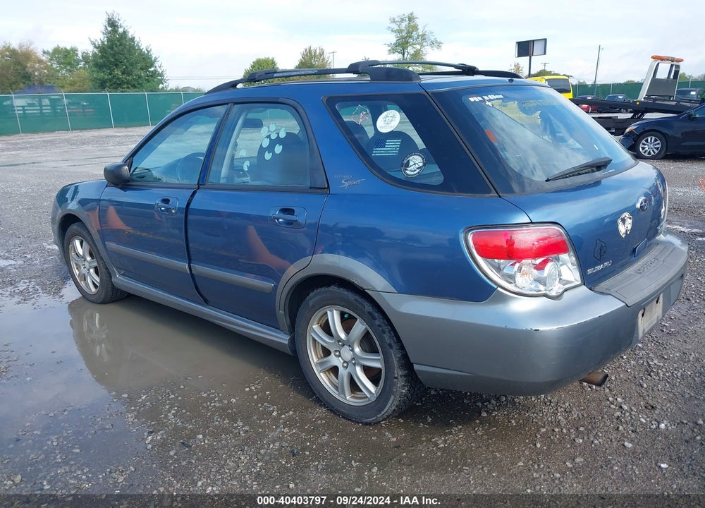 2007 SUBARU IMPREZA OUTBACK SPORT VIN: JF1GG63607H812770