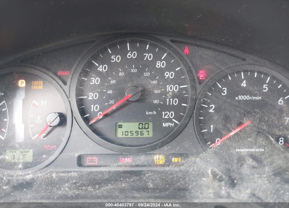 2007 SUBARU IMPREZA OUTBACK SPORT VIN: JF1GG63607H812770
