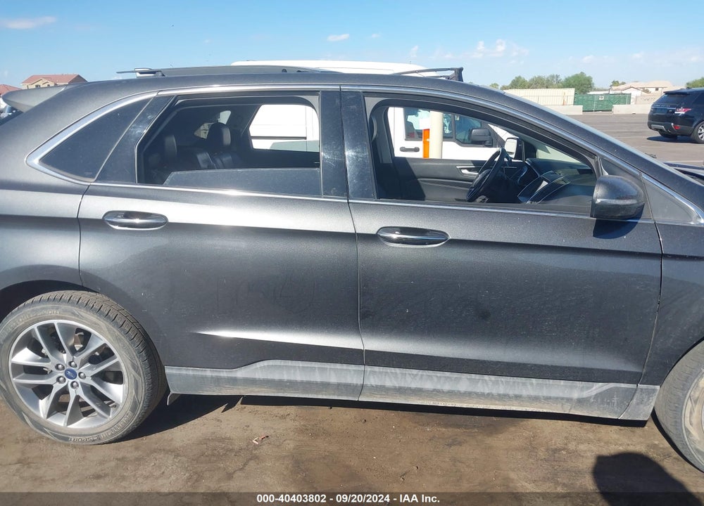 2015 FORD EDGE TITANIUM VIN: 2FMTK3K95FBB92734