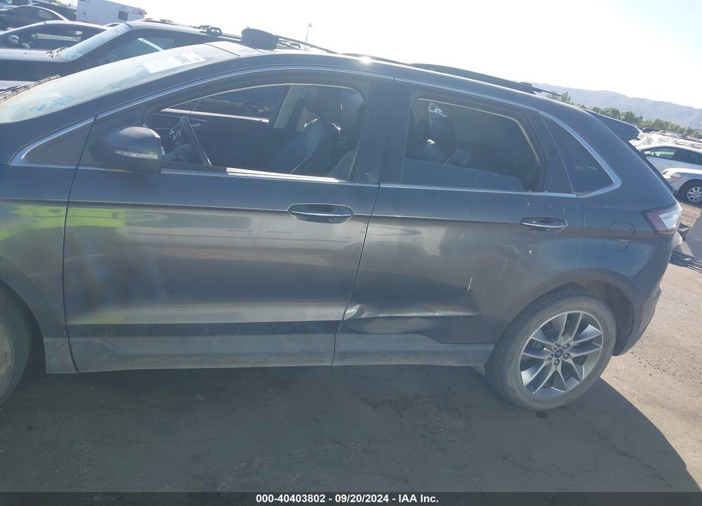 2015 FORD EDGE TITANIUM VIN: 2FMTK3K95FBB92734