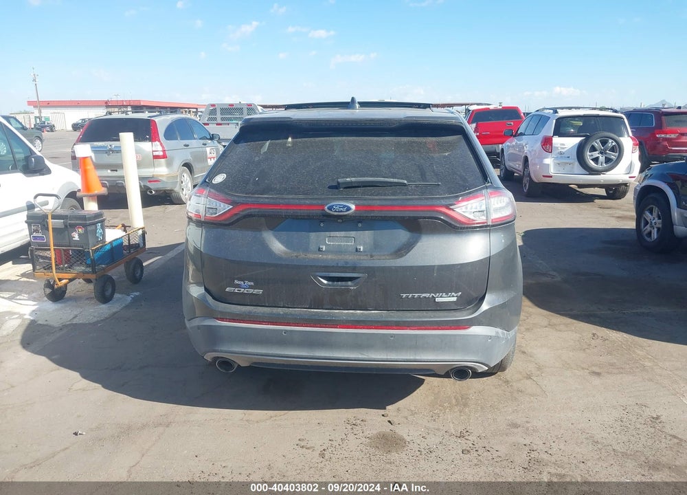 2015 FORD EDGE TITANIUM VIN: 2FMTK3K95FBB92734