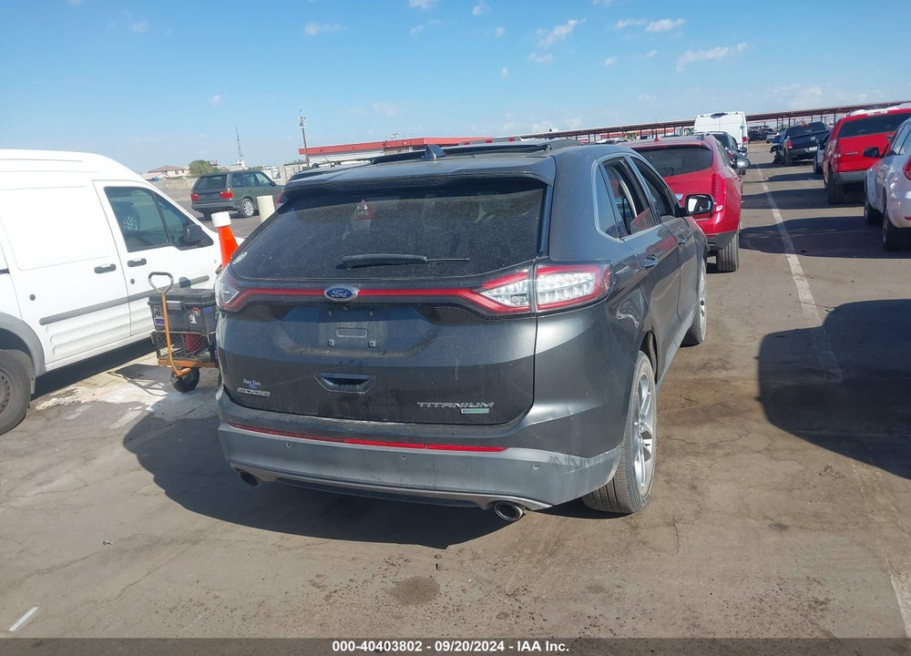 2015 FORD EDGE TITANIUM VIN: 2FMTK3K95FBB92734