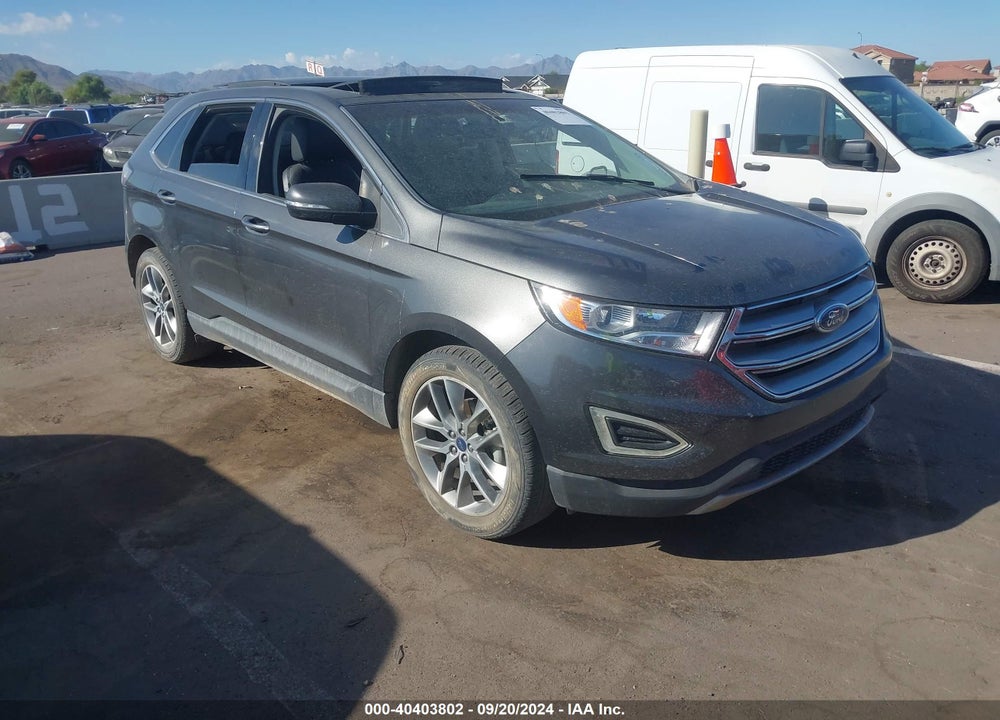 2015 FORD EDGE TITANIUM VIN: 2FMTK3K95FBB92734