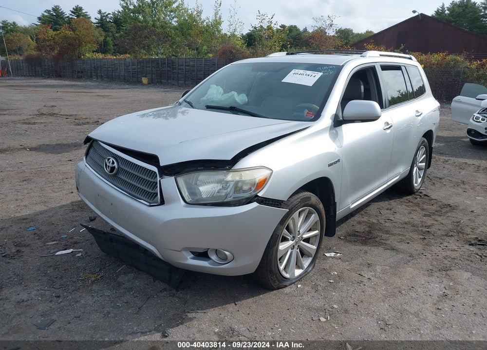 2008 TOYOTA HIGHLANDER HYBRID LIMITED VIN: JTEEW44A482024781