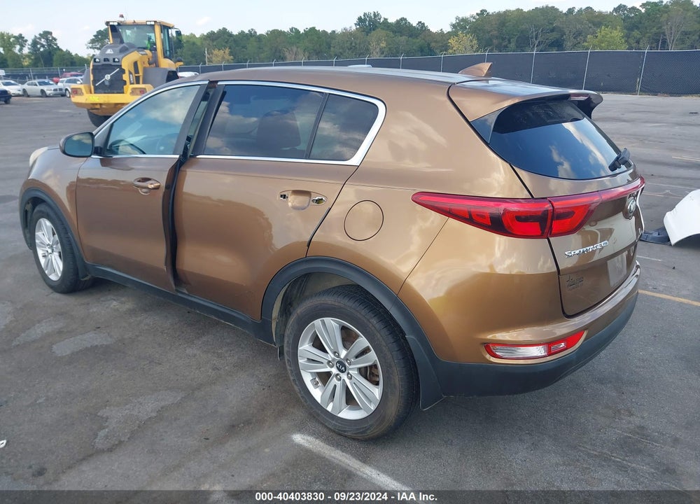 2017 KIA SPORTAGE LX VIN: KNDPM3AC1H7103055