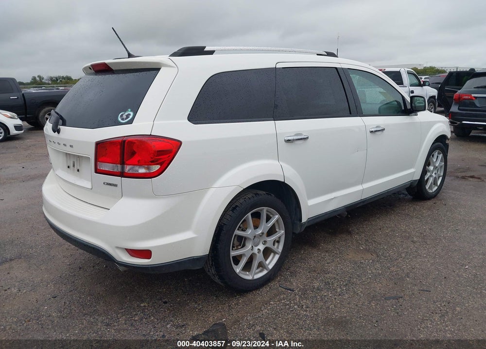 2013 DODGE JOURNEY CREW VIN: 3C4PDCDG1DT668782