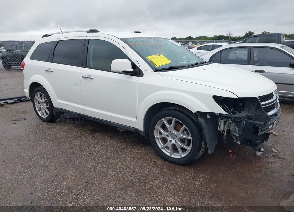 2013 DODGE JOURNEY CREW VIN: 3C4PDCDG1DT668782