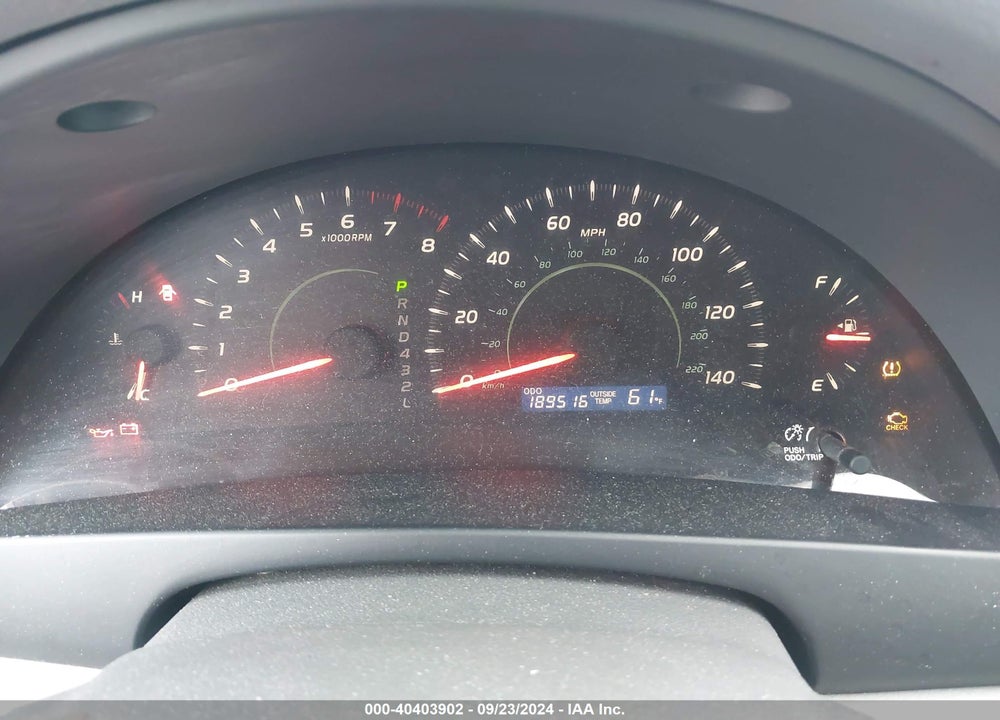 2008 TOYOTA CAMRY LE/SE/XLE VIN: JTNBE46K983145375