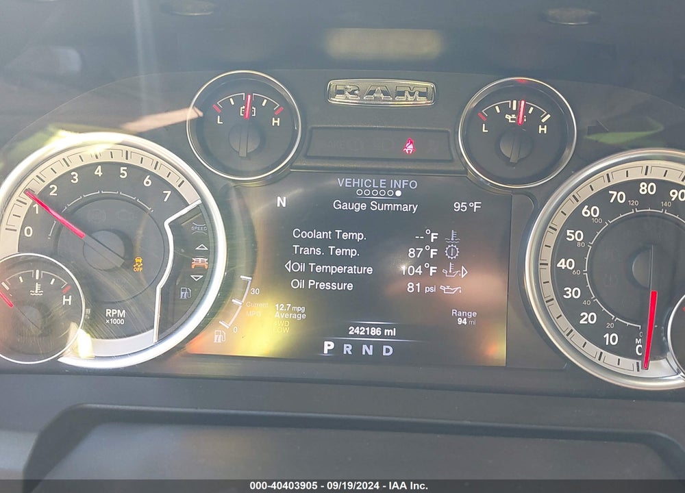 2013 RAM 1500 SLT VIN: 1C6RR7GG2DS599459
