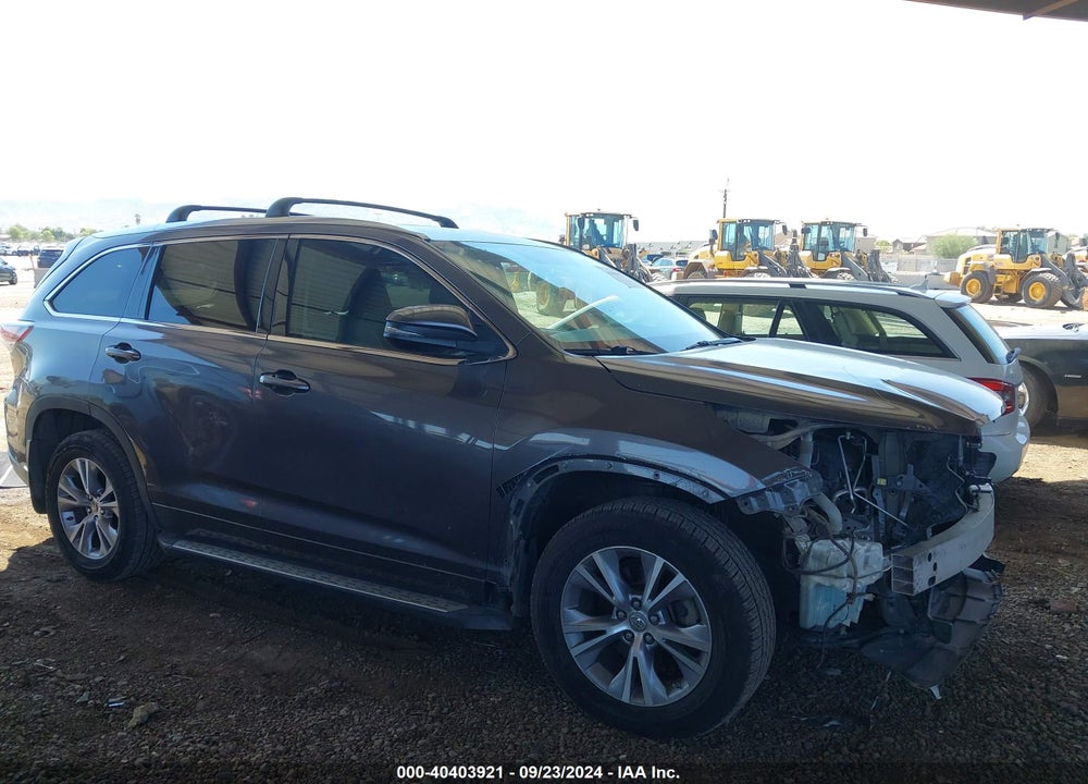 2015 TOYOTA HIGHLANDER XLE V6 VIN: 5TDKKRFH1FS086879
