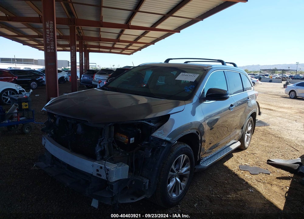 2015 TOYOTA HIGHLANDER XLE V6 VIN: 5TDKKRFH1FS086879