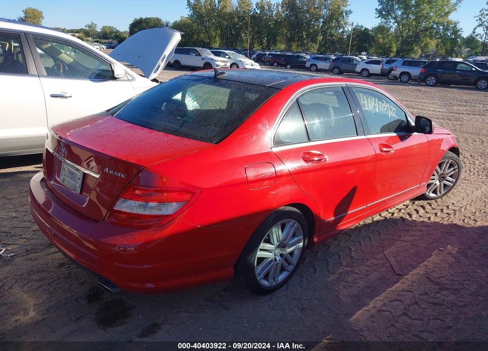 2008 MERCEDES-BENZ C 300 LUXURY 4MATIC/SPORT 4MATIC VIN: WDDGF81X08F104090