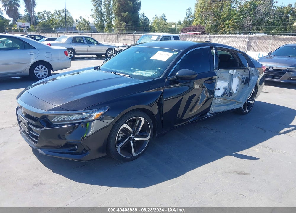 2022 HONDA ACCORD SPORT VIN: 1HGCV1F32NA105583