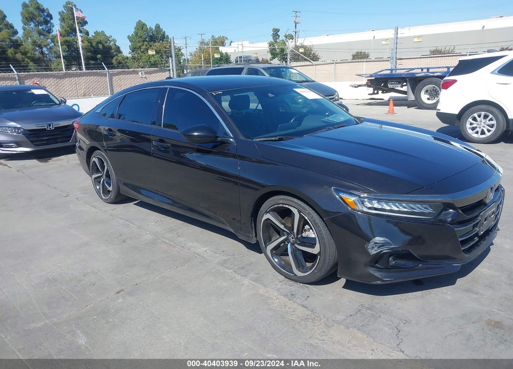 2022 HONDA ACCORD SPORT VIN: 1HGCV1F32NA105583