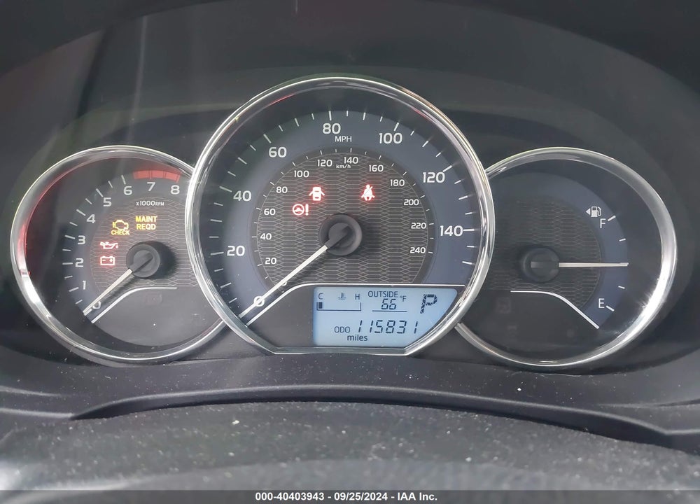 2014 TOYOTA COROLLA LE VIN: 2T1BURHE8EC082221