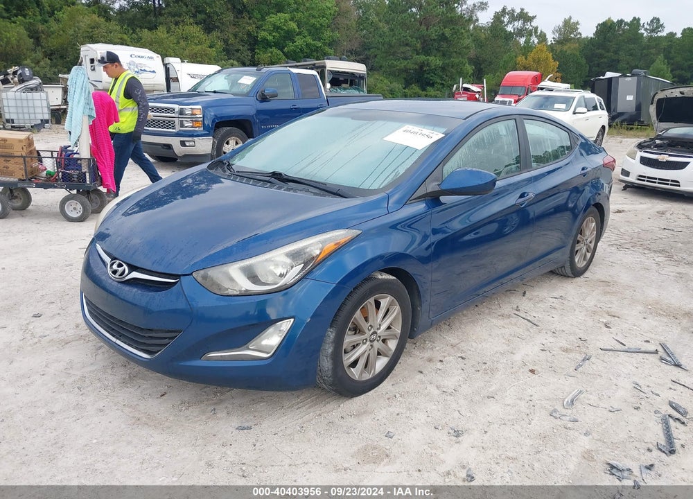 2015 HYUNDAI ELANTRA SE VIN: KMHDH4AE3FU235436