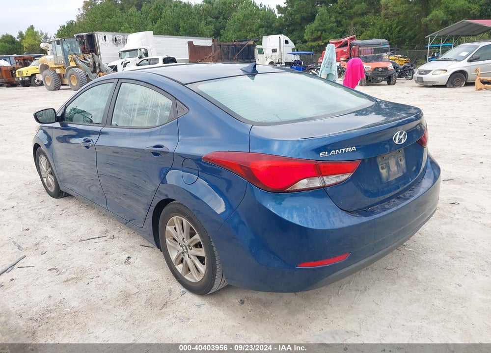 2015 HYUNDAI ELANTRA SE VIN: KMHDH4AE3FU235436