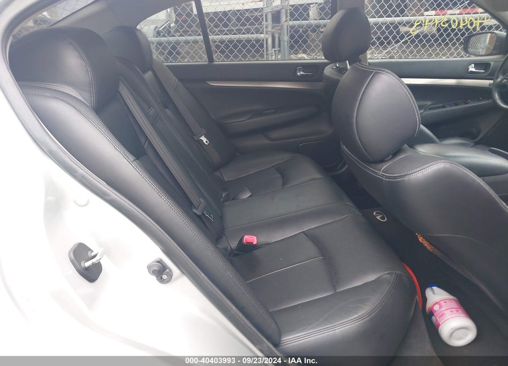 2010 INFINITI G37X VIN: JN1CV6AR8AM254048