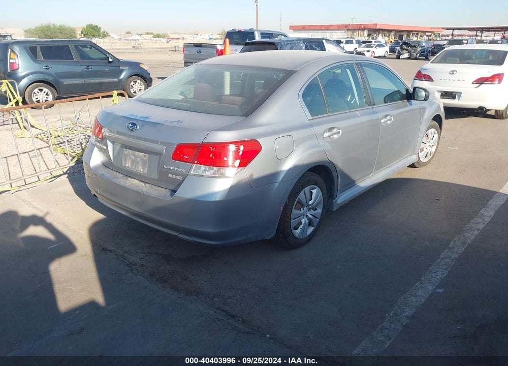 2010 SUBARU LEGACY 2.5I (CVT) VIN: 4S3BMBA61A3235258