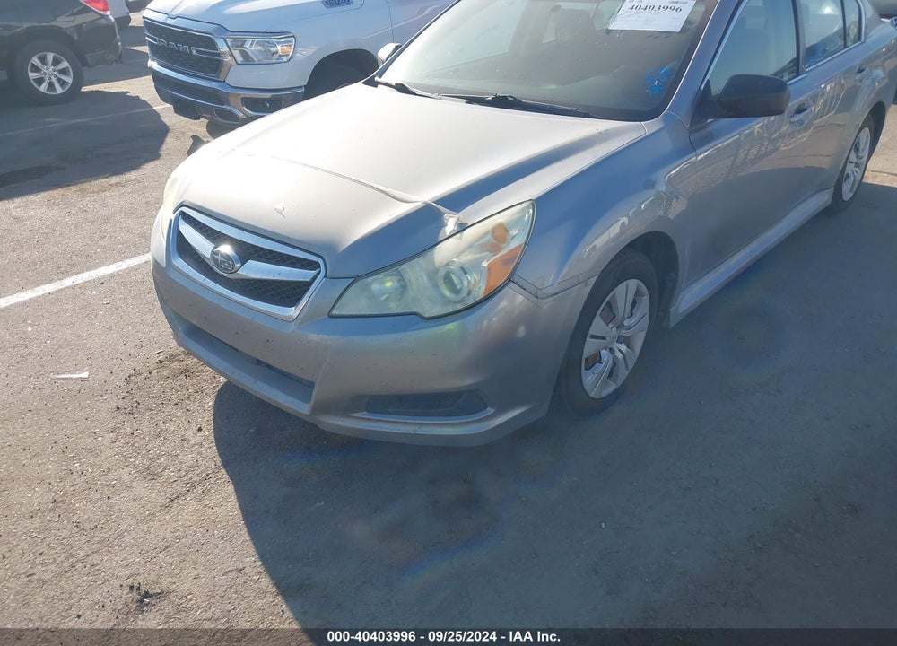2010 SUBARU LEGACY 2.5I (CVT) VIN: 4S3BMBA61A3235258