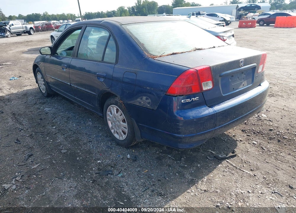 2005 HONDA CIVIC LX VIN: 1HGES16525L014255
